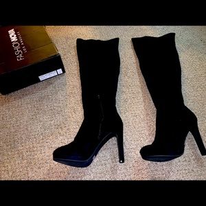 Fashion Nova boots with heel